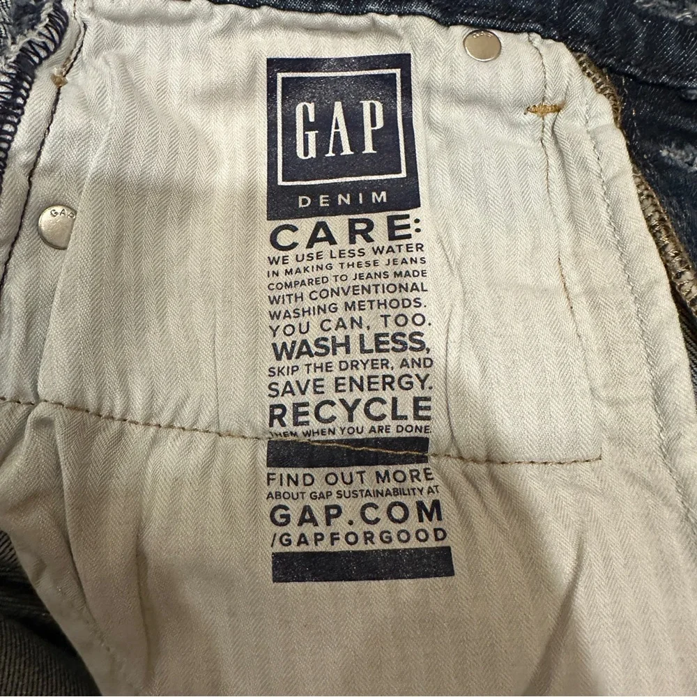 GAP BRAND NEW Women’s Dark Blue Cheeky Straight High Rise Jeans - Picture 7 of 10